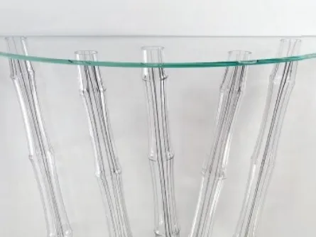 Consolle di design in vetro Bamboo Console di Reflex