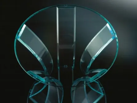 Tavolo di design in vetro Barrique di Reflex