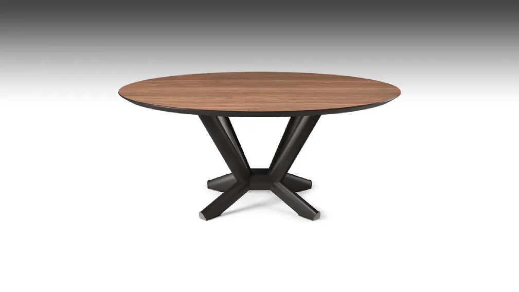 Tavolo rotondo in legno Planer Wood Round di Cattelan Italia