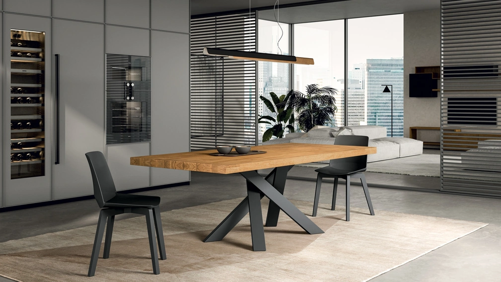 Tavolo in legno Foxi di FGF Mobili