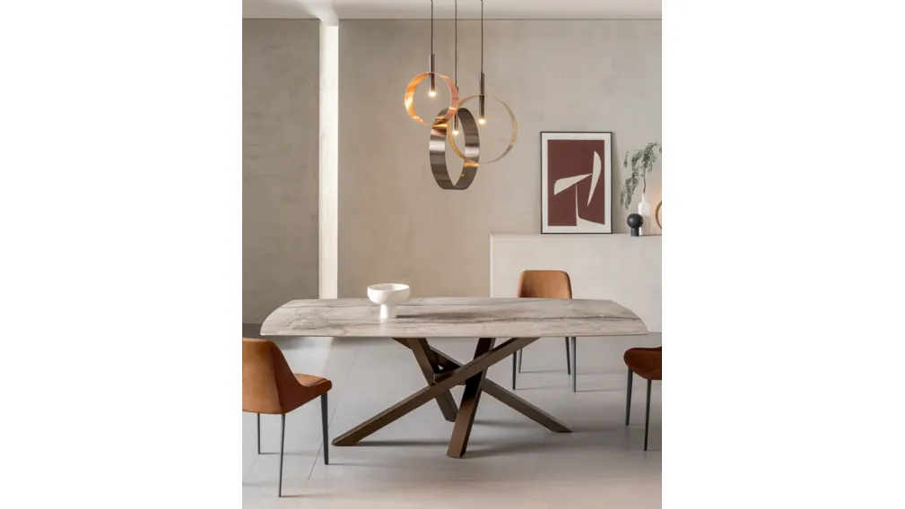 Tavolo Shangai in ceramica di Riflessi