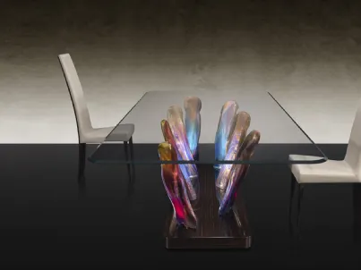 Tavolo con illuminazione a LED Sassi di Reflex