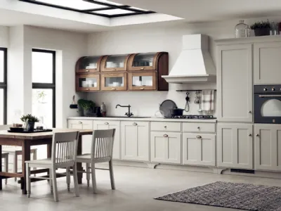 Cucina Classica Favilla 03 in laccato opaco Tortora di Scavolini