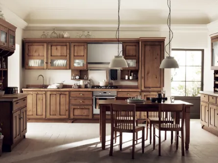 Cucina Classica Favilla in Rovere Nodato di Scavolini