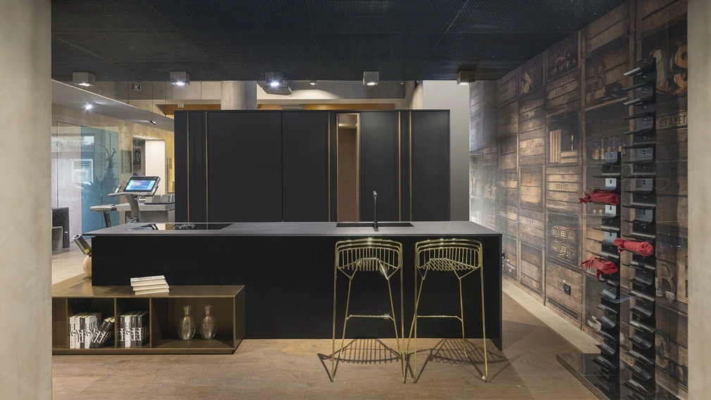 Cucina Design D90 Nero Intenso di TM Italia