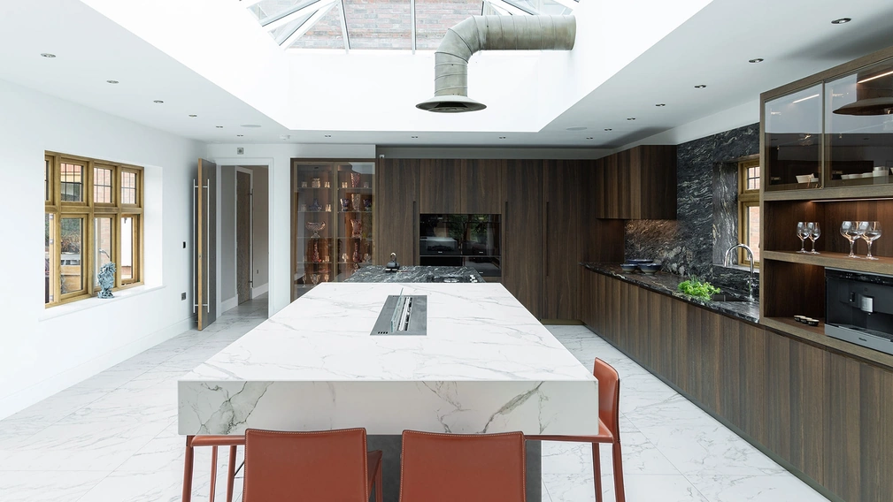 Cucina Design G180 in Rovere Termotrattato di TM Italia