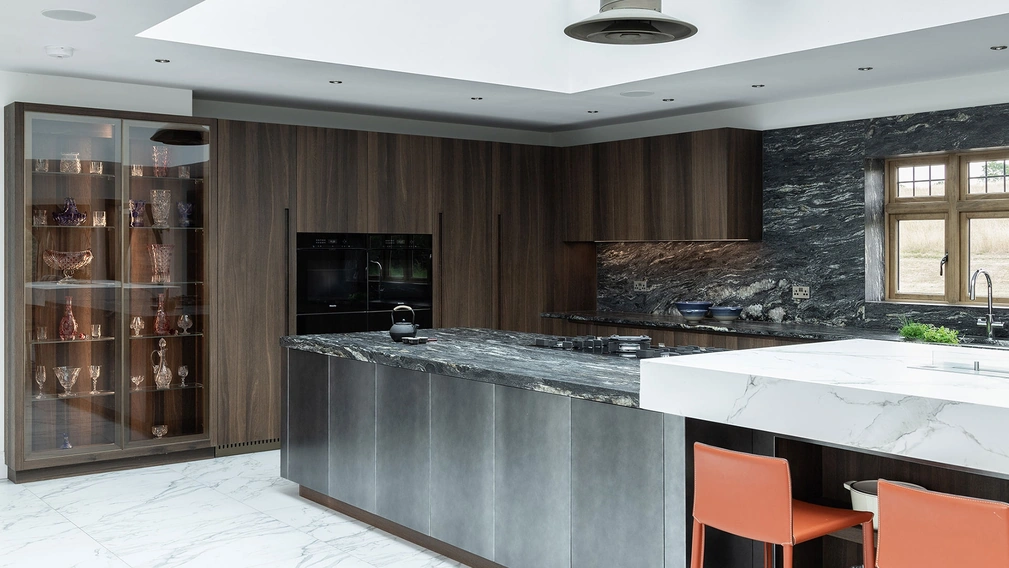 Cucina Design G180 in Rovere Termotrattato di TM Italia