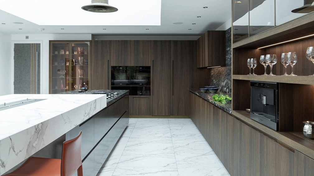 Cucina Design G180 in Rovere Termotrattato di TM Italia