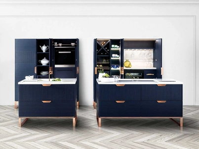 Cucina Design Miuccia con Doppia Isola di TM Italia