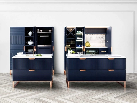 Cucina Design Miuccia con Doppia Isola di TM Italia