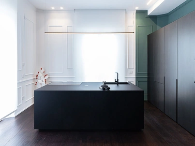 Cucina Design T45 Bronzo e Nero Ingo di TM Italia