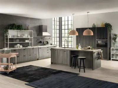 Cucina Moderna Diesel get Together 01 Materic Soul di Scavolini