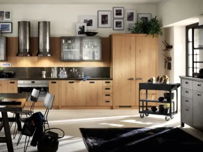 Cucina Moderna Diesel Social Kitchen in Ruxe Wood di Scavolini