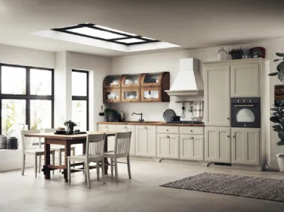 Cucina lineare Shabby Chic Favilla 09 di Scavolini