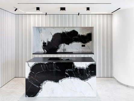 Cucina su misura Rua Bianco e Nero di TM Italia