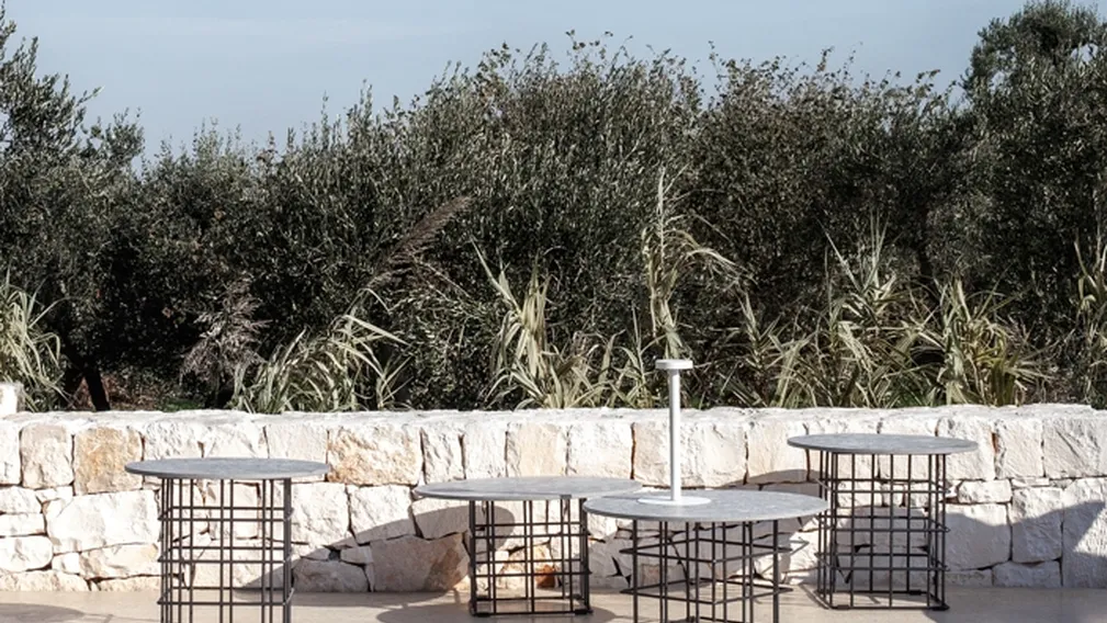 Tavolino da esterno Mesh Outdoor di Flexteam